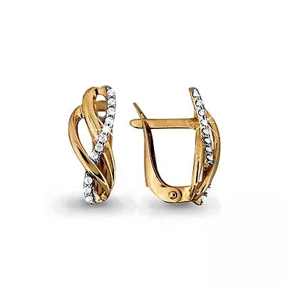 Серьги, артикул LV42604А, золото