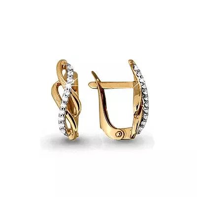 Серьги, золото, артикул LV42602А