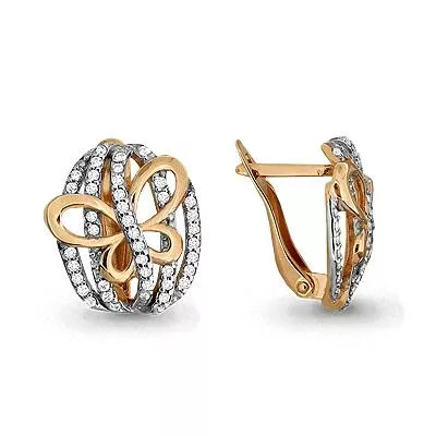 Серьги, золото, артикул LV42593А