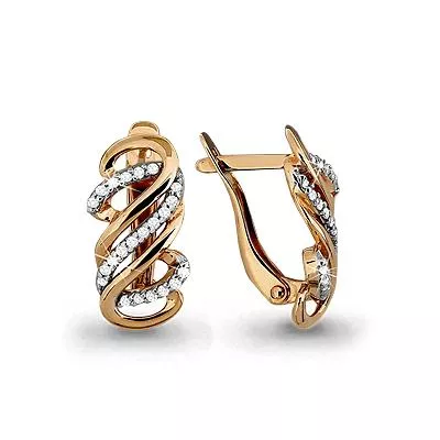 Серьги, золото, артикул LV42586А