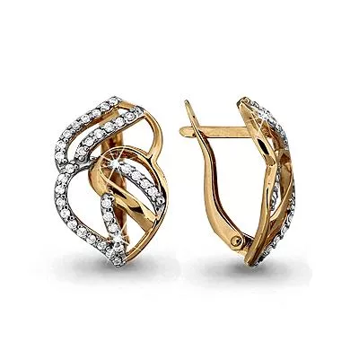 Серьги, золото, артикул LV42583А