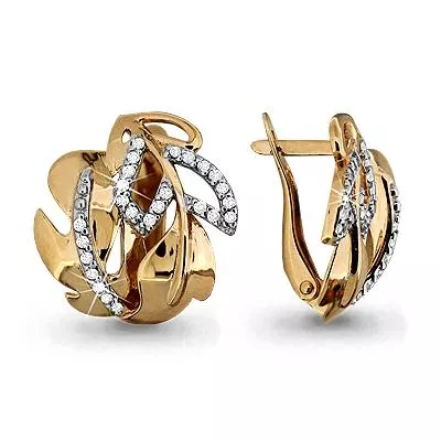 Серьги, золото, артикул LV42580А