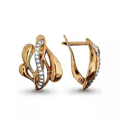 Серьги, артикул LV42579А, золото