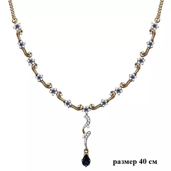 Колье, артикул LV970353Ак, золото