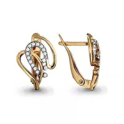 Серьги, артикул LV42571А, золото