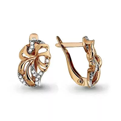 Серьги, артикул LV42554А, золото