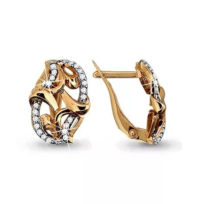 Серьги, артикул LV42551А, золото