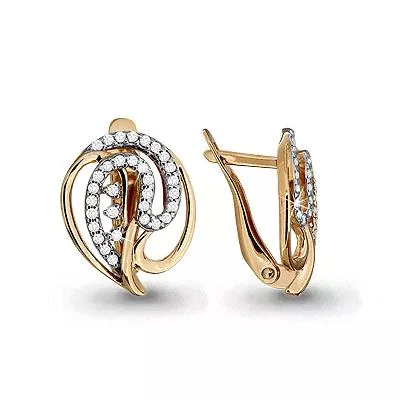 Серьги, золото, артикул LV42546А