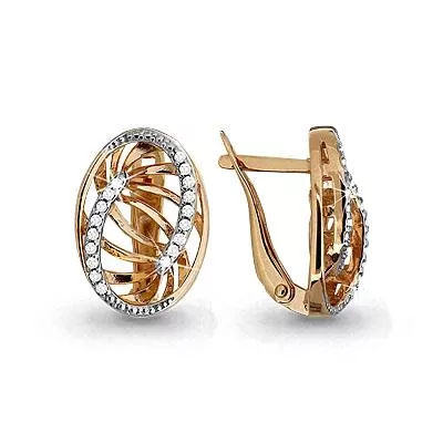 Серьги, золото, артикул LV42540А