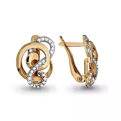 Серьги, артикул LV42536А, золото