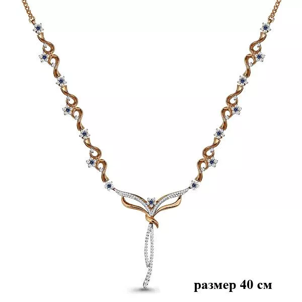 Колье, артикул LV970351Ак, золото