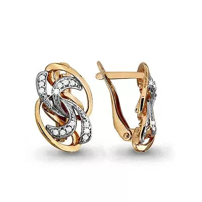 Серьги, артикул LV42533А, золото