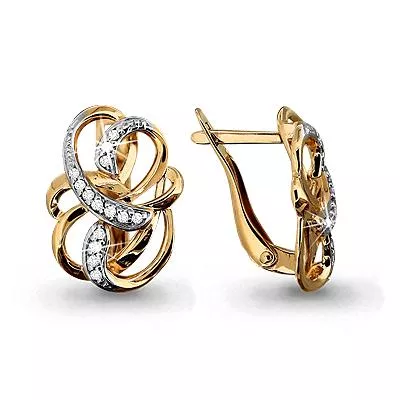 Серьги, артикул LV42527А, золото