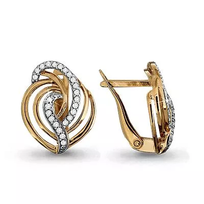 Серьги из золота, артикул LV42526А