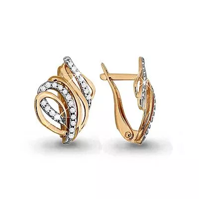 Серьги, артикул LV42524А, золото