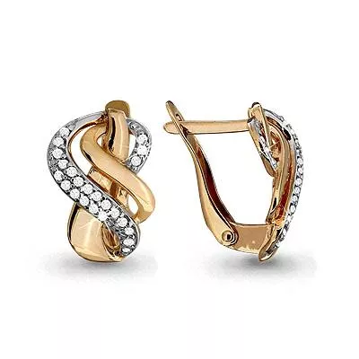 Серьги, золото, артикул LV42522А