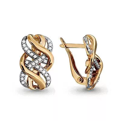 Серьги, артикул LV42521А, золото