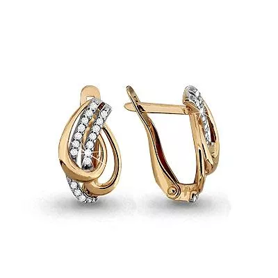 Серьги, золото, артикул LV42519А