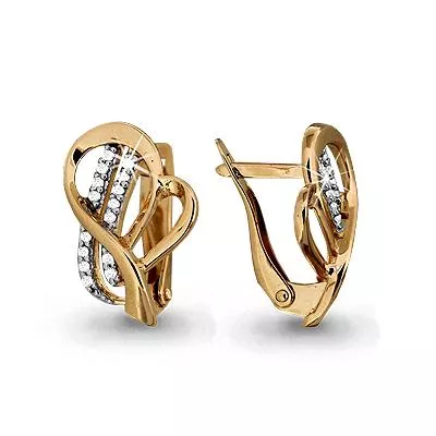 Серьги, артикул LV42518А, золото