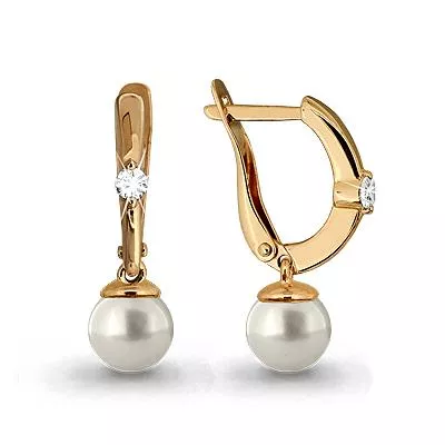 Серьги, золото, артикул LV42516