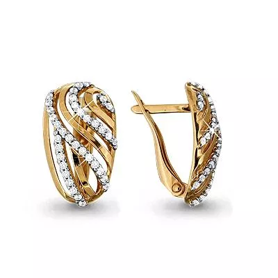 Серьги, золото, артикул LV42510А