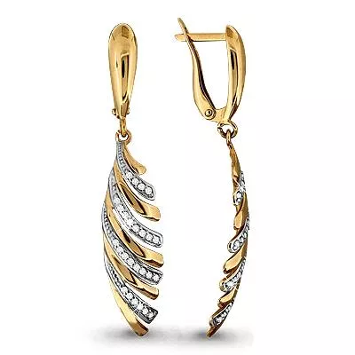 Серьги, артикул LV42509А, золото