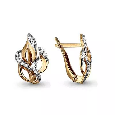 Серьги, золото, артикул LV42507А