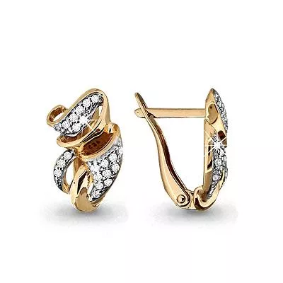 Серьги, артикул LV42506А, золото