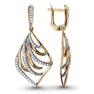 Серьги из золота, артикул LV42502А