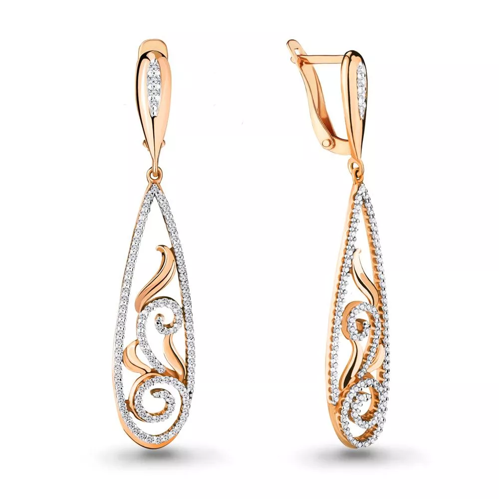 Серьги из золота, артикул LV42496А