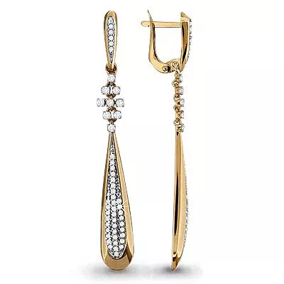 Серьги, артикул LV42494А, золото