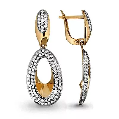 Серьги, золото, артикул LV42489А