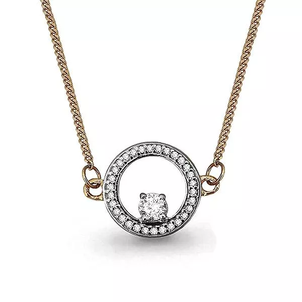 Колье, золото, артикул LV970343Ак