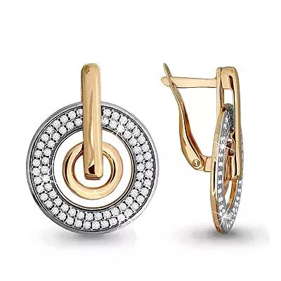 Серьги, золото, артикул LV42481А