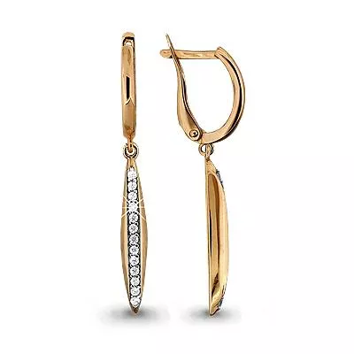 Серьги, артикул LV42478А, золото