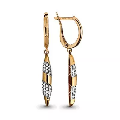 Серьги, артикул LV42475А, золото