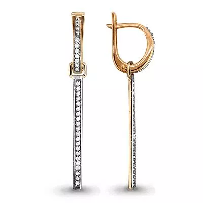 Серьги, золото, артикул LV42473А