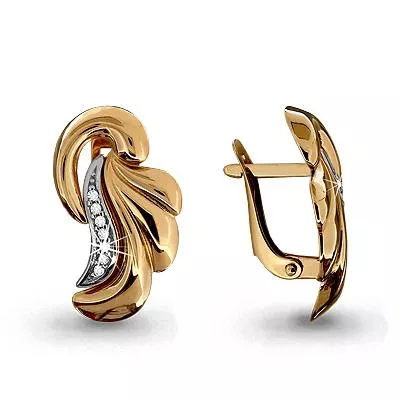 Серьги, золото, артикул LV42464А