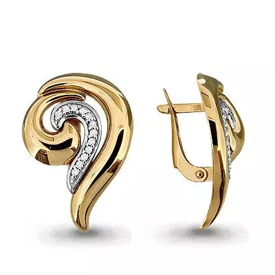 Серьги, артикул LV42463А, золото