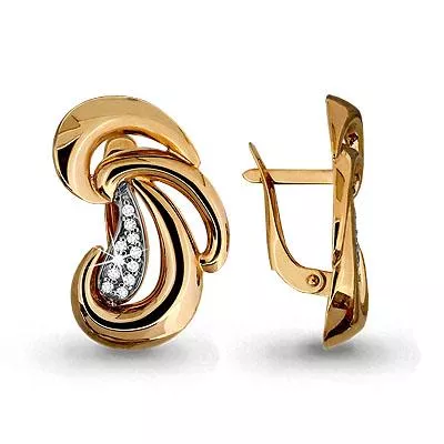 Серьги, артикул LV42460А, золото