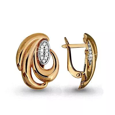 Серьги из золота, артикул LV42455А