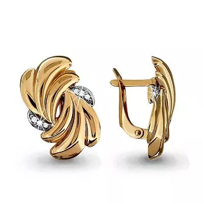 Серьги, золото, артикул LV42454А