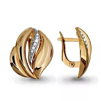 Серьги из золота, артикул LV42453А