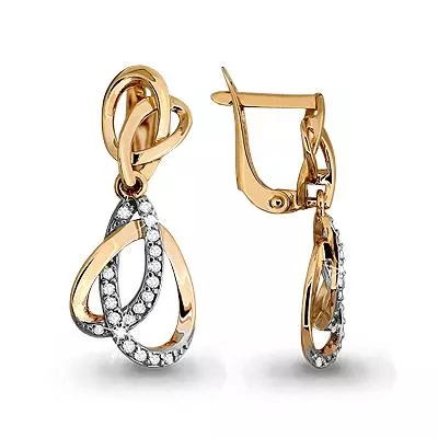 Серьги, золото, артикул LV42449А