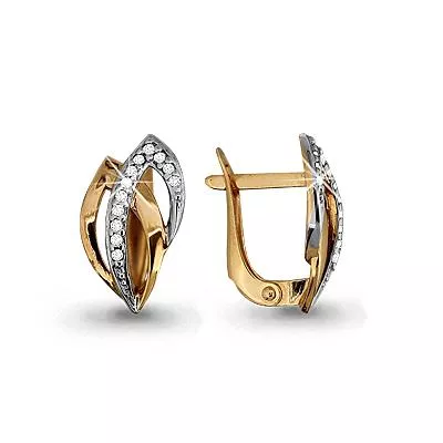 Серьги, артикул LV42447А, золото