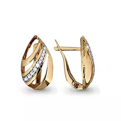 Серьги, артикул LV42445А, золото