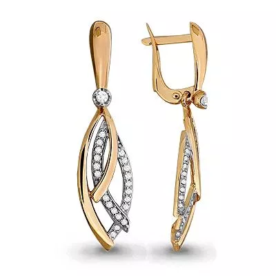 Серьги из золота, артикул LV42444А