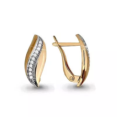 Серьги, артикул LV42443А, золото