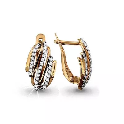 Серьги, золото, артикул LV42406А