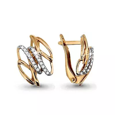 Серьги, артикул LV42404А, золото